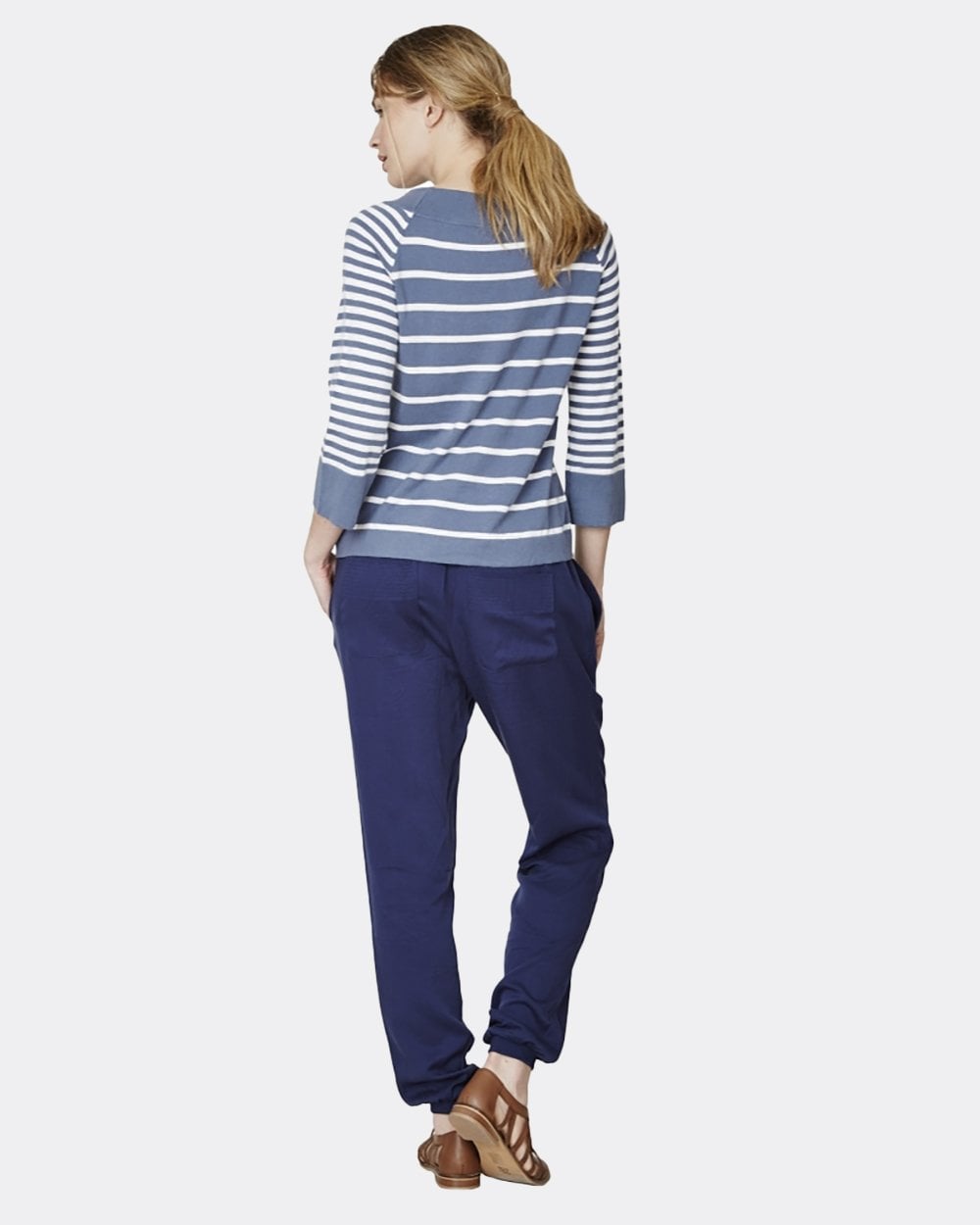 Thought Alberta Womens Top - Blue Grey