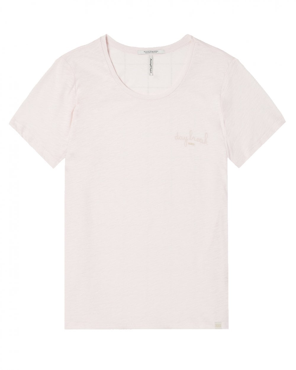 Maison Scotch Crew Neck 7 lights of day Artworks Womens Tee