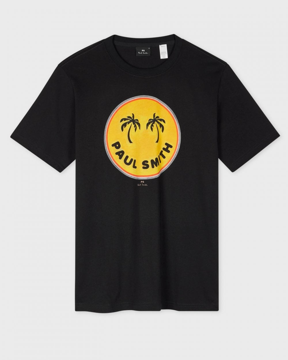 PS Paul Smith Mens Reg Fit Short Sleeve Palm Trees T-Shirt