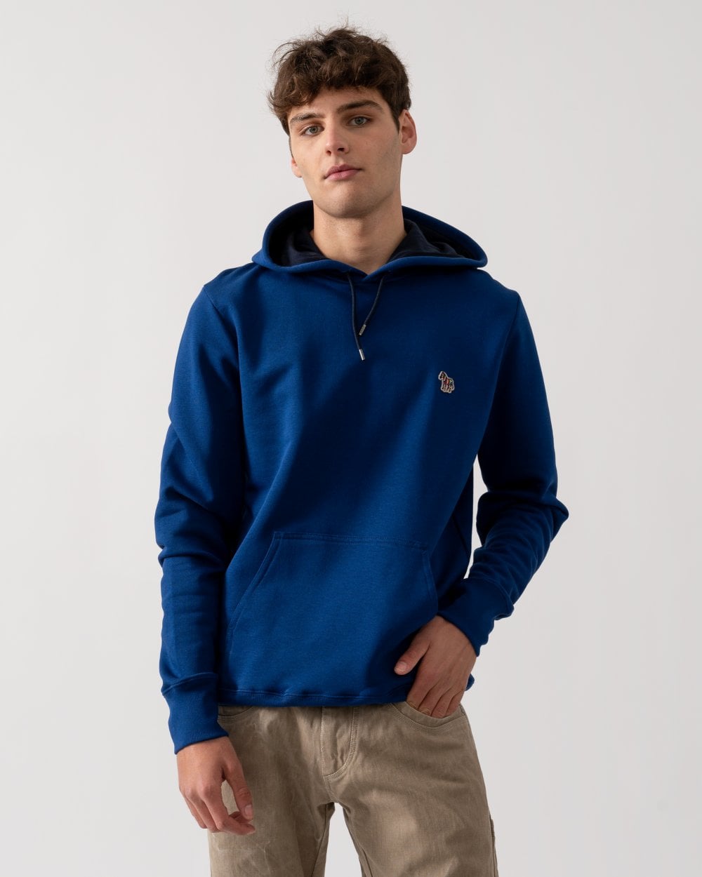 PS Paul Smith Mens Regular Fit Pullover Zebra Hoodie