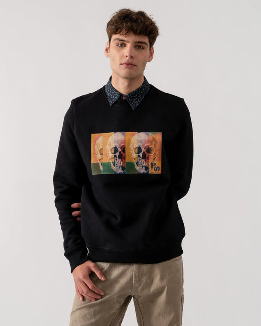 Paul Smith PS Paul Smith Mens Regular Fit Skull Square Sweatshirt