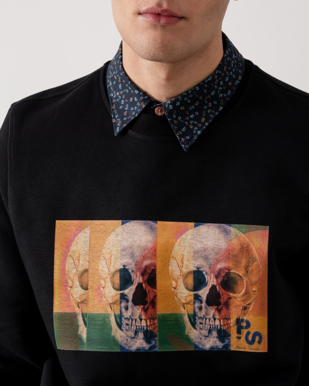 Paul Smith PS Paul Smith Mens Regular Fit Skull Square Sweatshirt