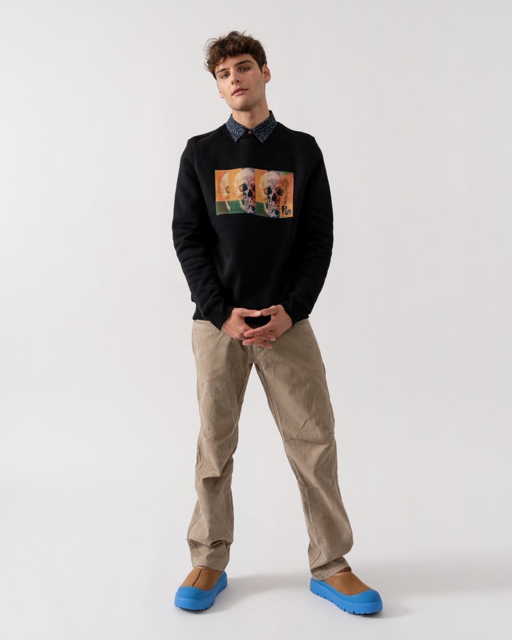 Paul Smith PS Paul Smith Mens Regular Fit Skull Square Sweatshirt