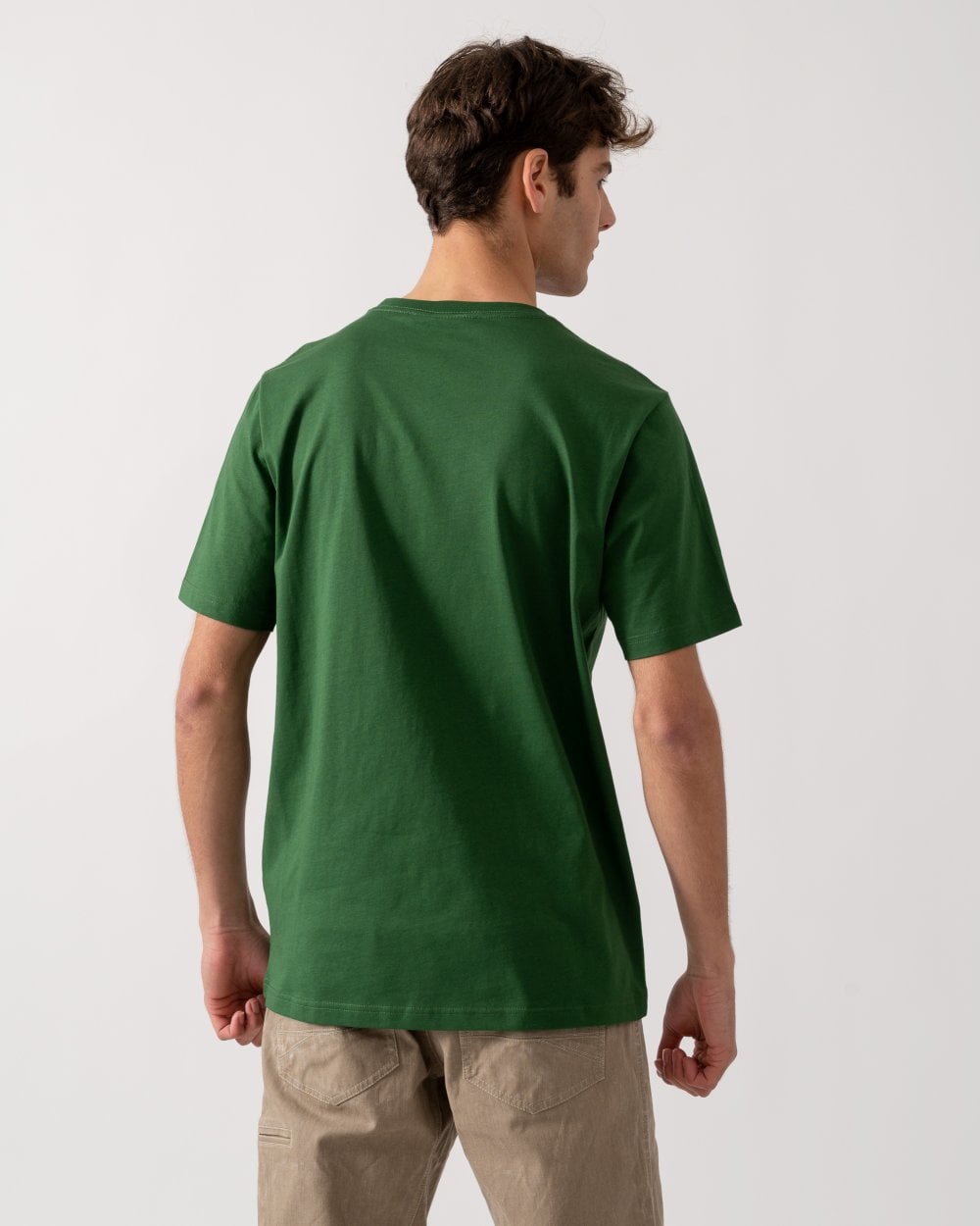 PS Paul Smith Mens Regular Fit Short Sleeve Zebra T-Shirt - 33D Green