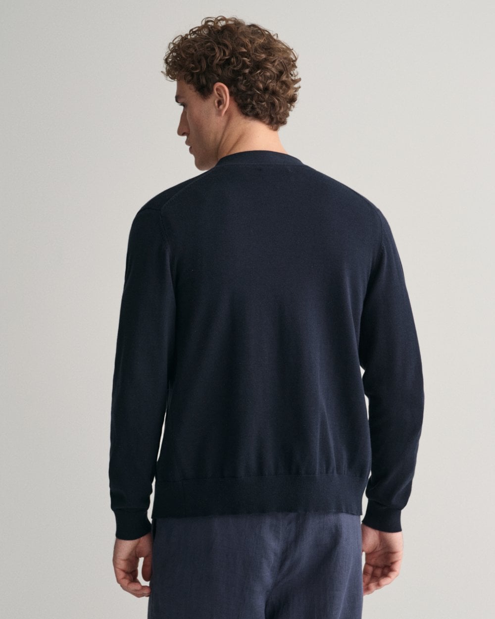 GANT GANT Mens Classic Cotton V-Neck Cardigan
