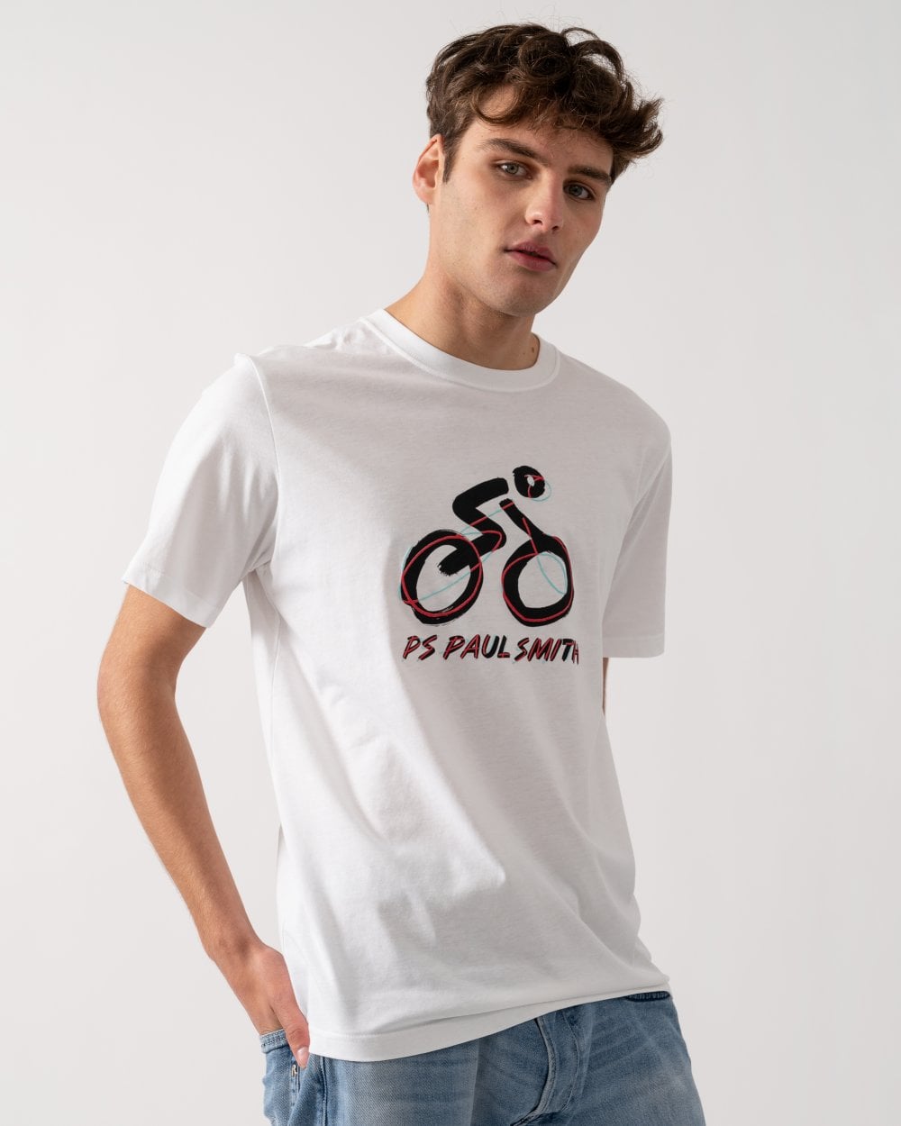 Paul Smith PS Paul Smith Mens Regular Fit Bike T-Shirt