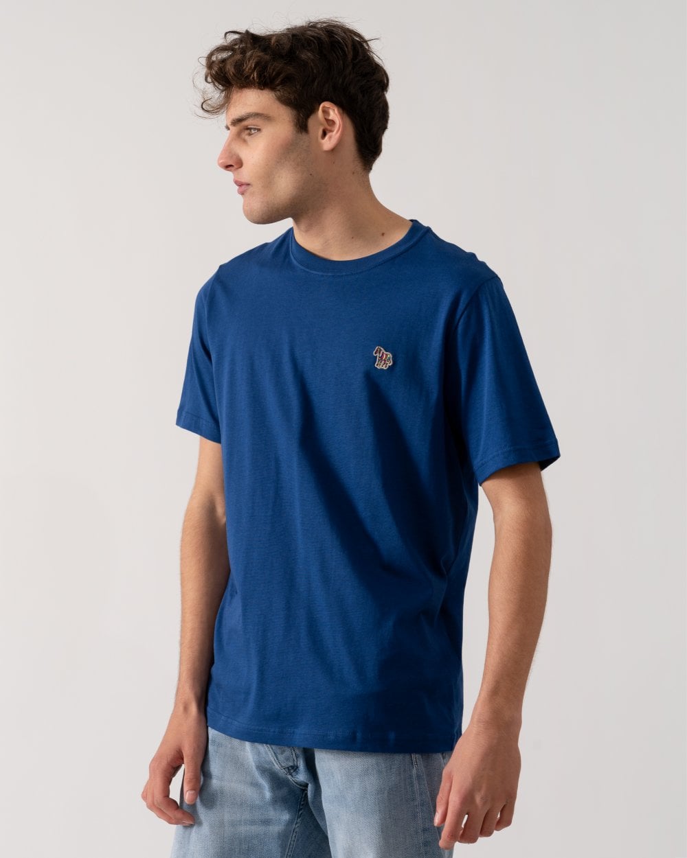 PS Paul Smith Mens Regular Fit Short Sleeve Zebra T-Shirt