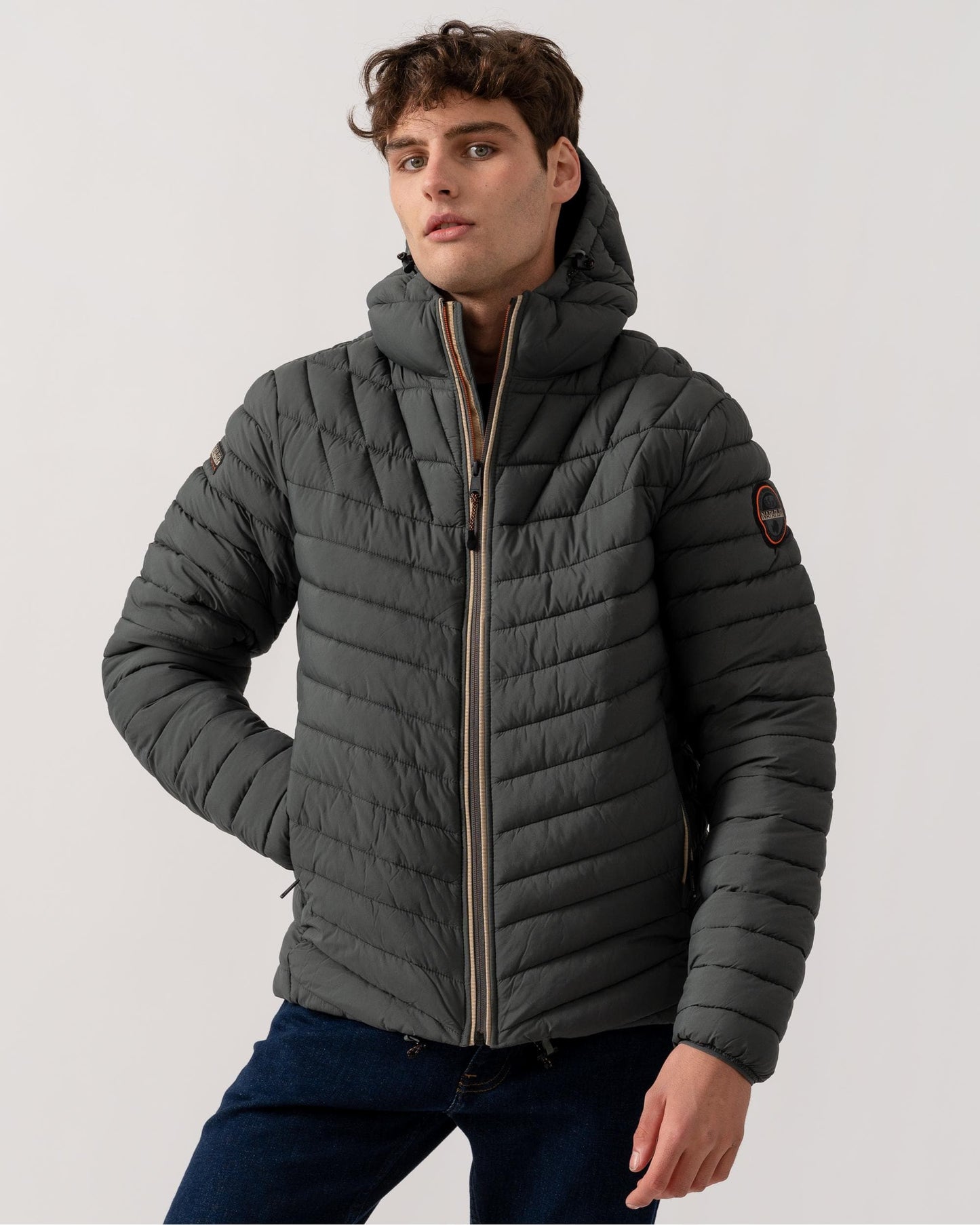 Napapijri A-Lapaz Mens Hooded Puffer Jacket