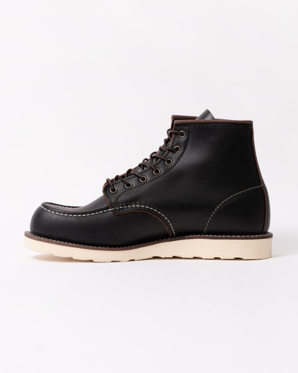 Red Wing 6 Inch Moc Toe Mens Boot - Black Prairie