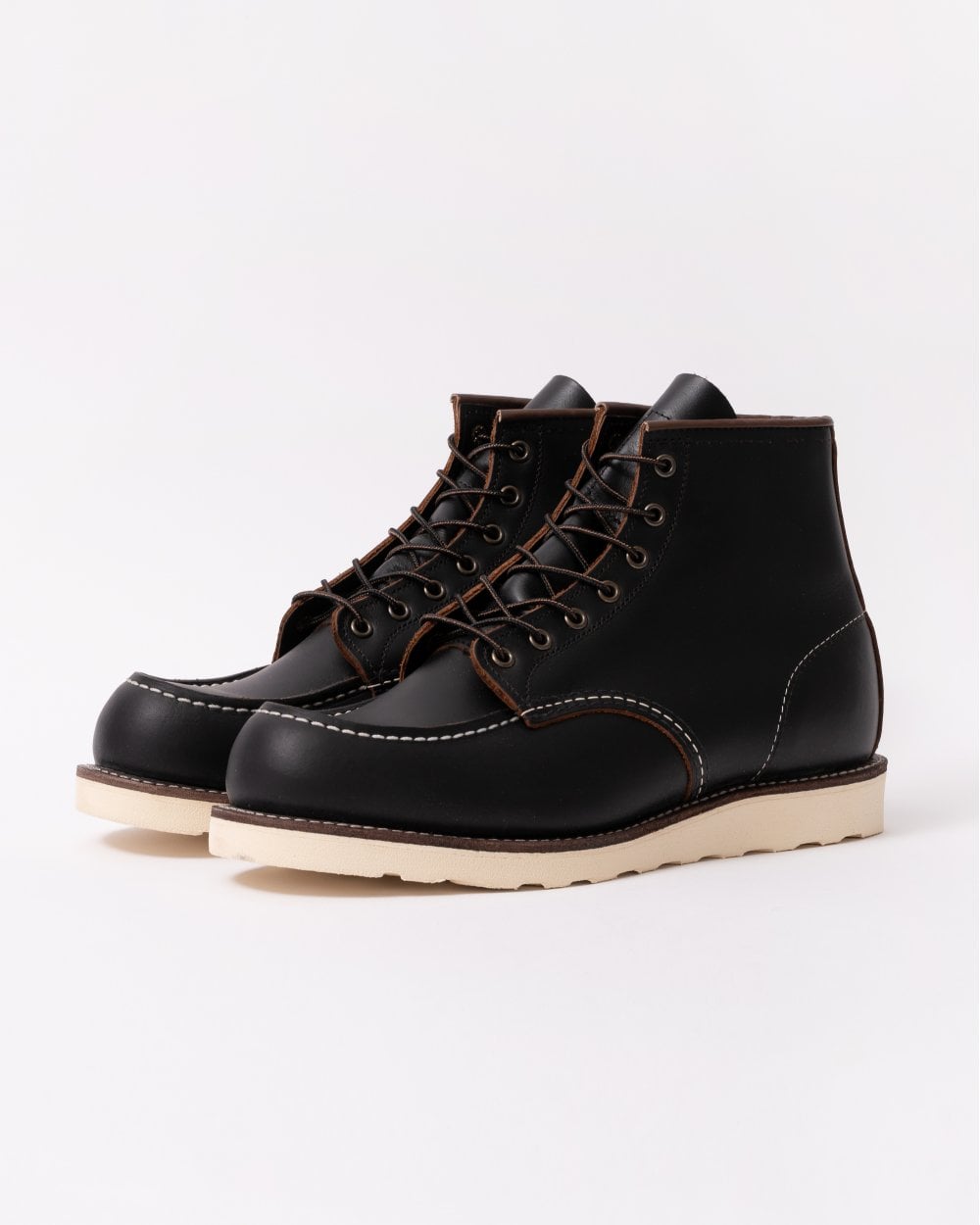 Red Wing 6 Inch Moc Toe Mens Boot - Black Prairie