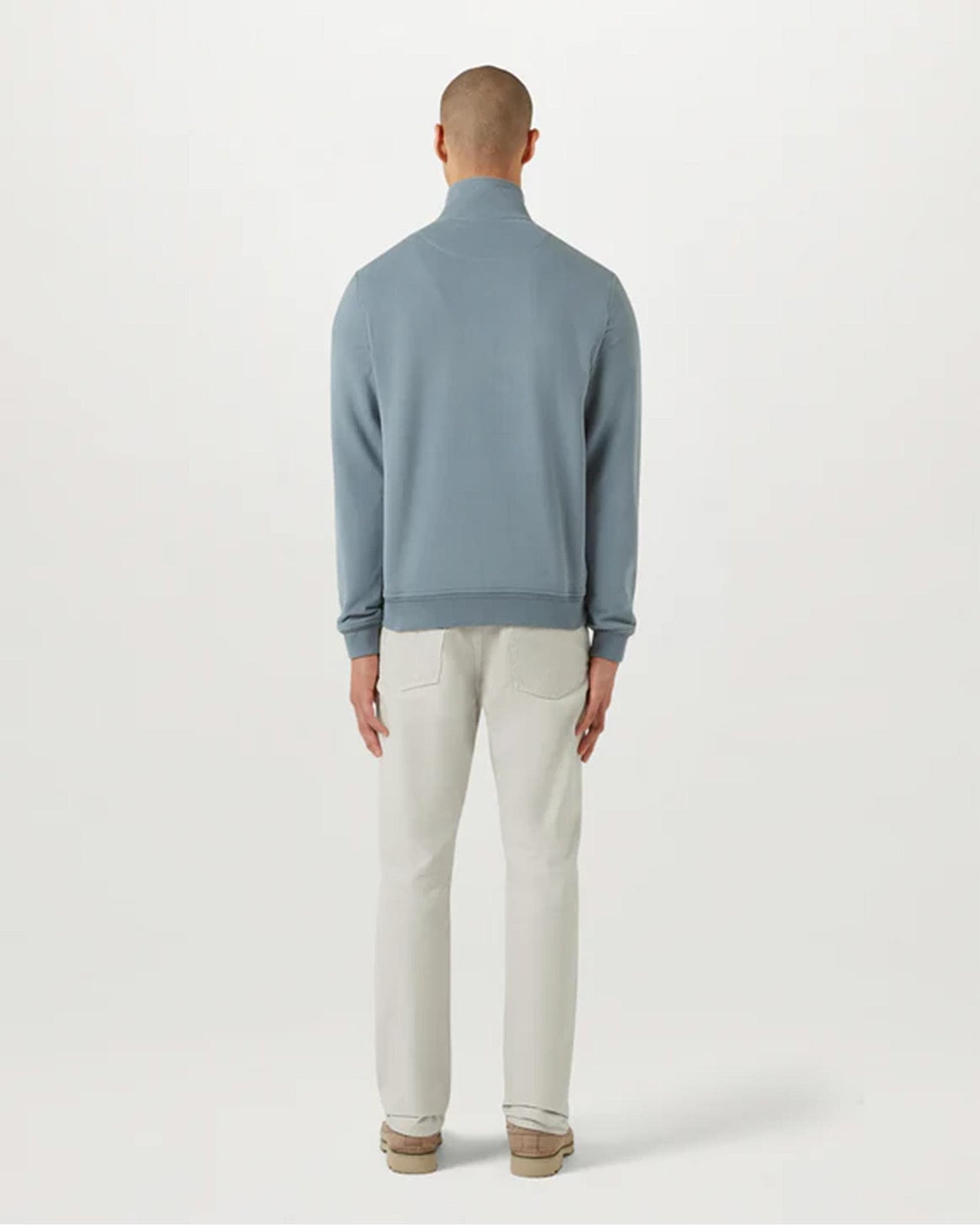 Belstaff Quarter Zip Sweatshirt - Blue Flint