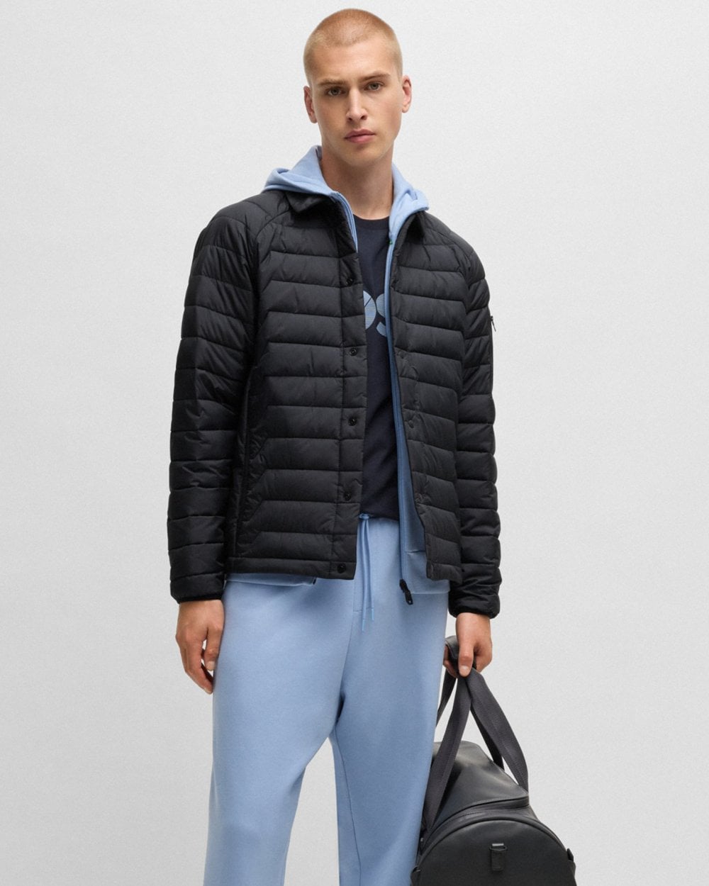 BOSS Green BOSS Green Taranis Mens Water-Repellent Jacket with Lightweight Insulation