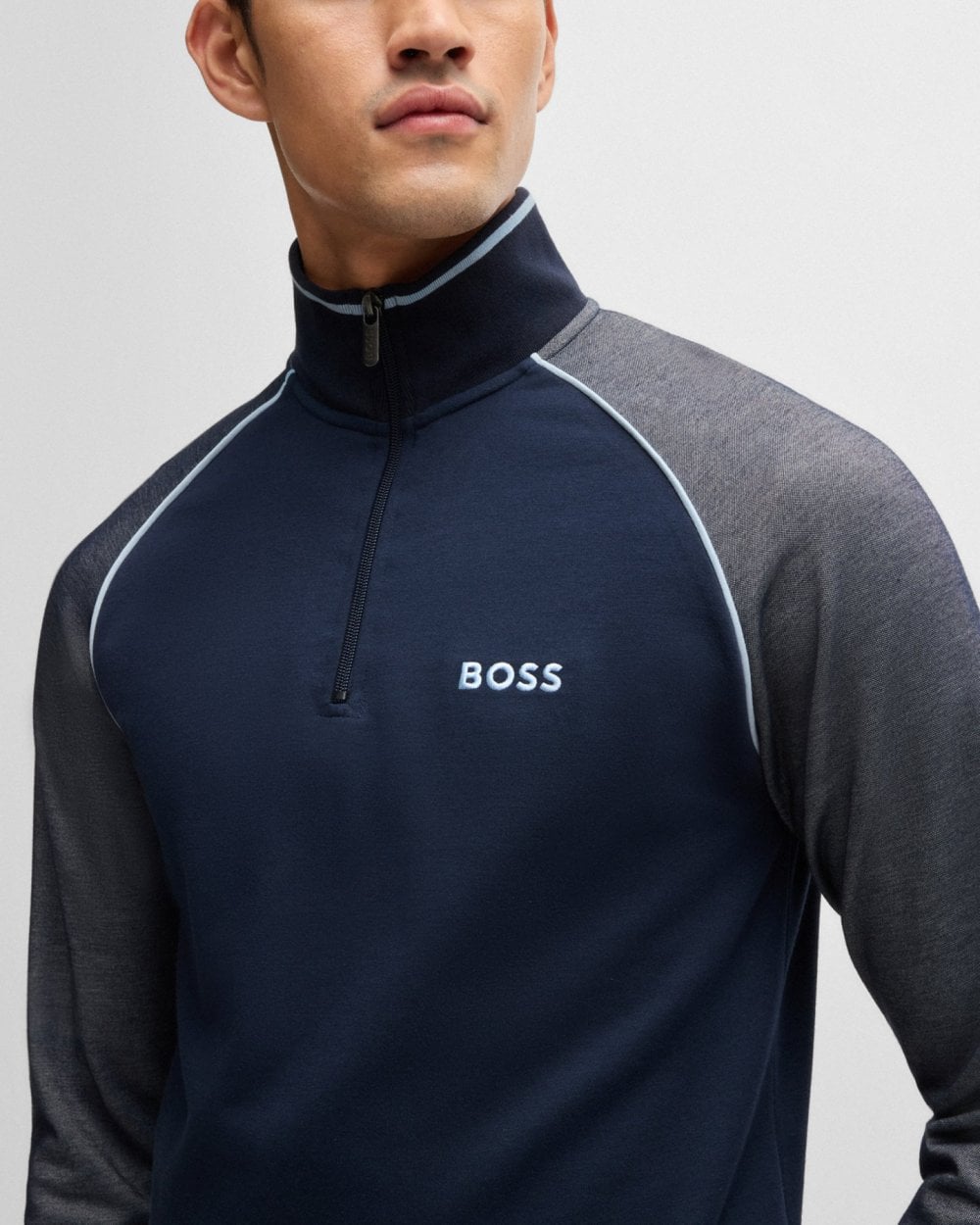 BOSS Orange BOSS Orange Mens Loungewear Tracksuit 1/4 Zip Jacket