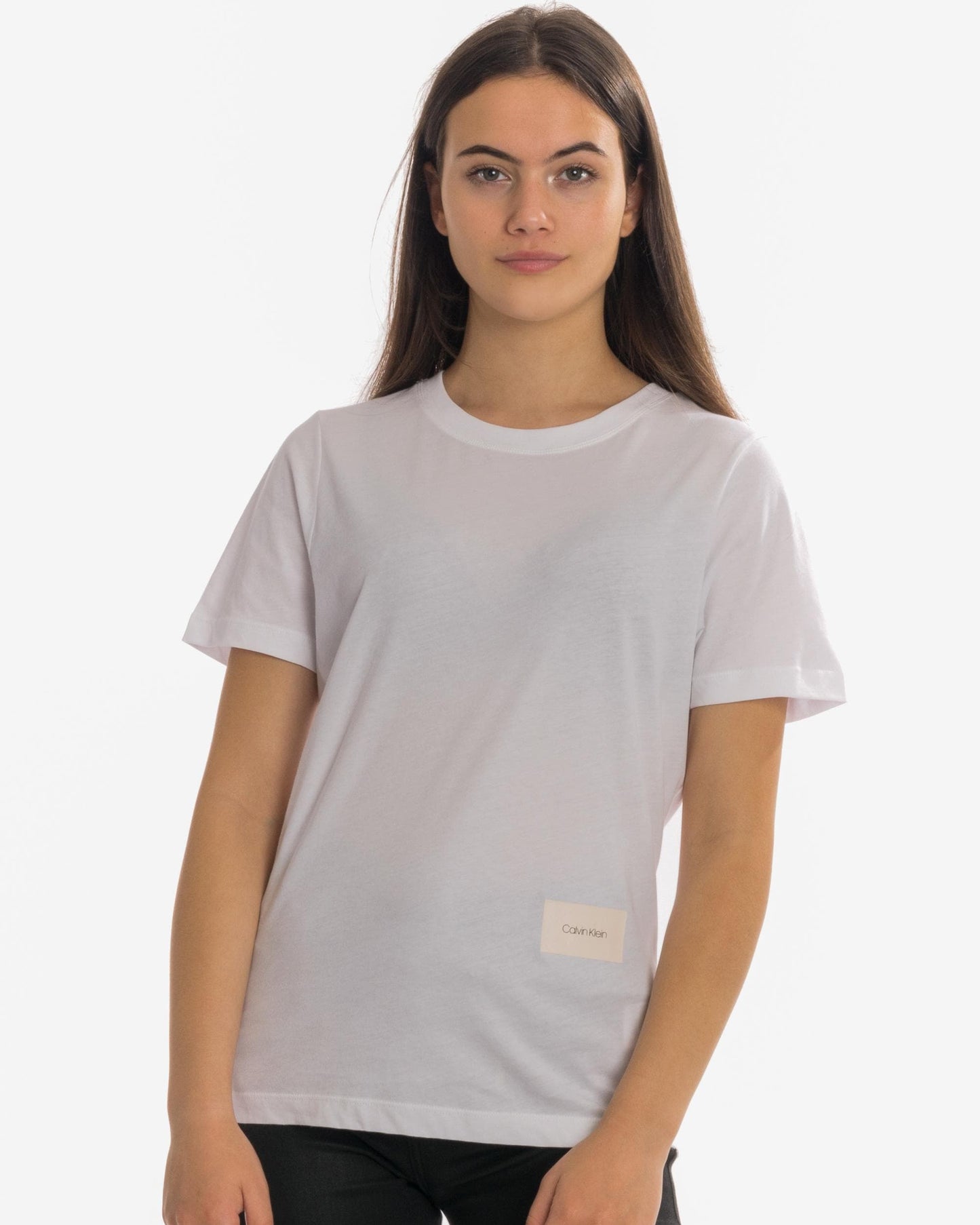 Calvin Klein Small Logo Patch Womens Tee