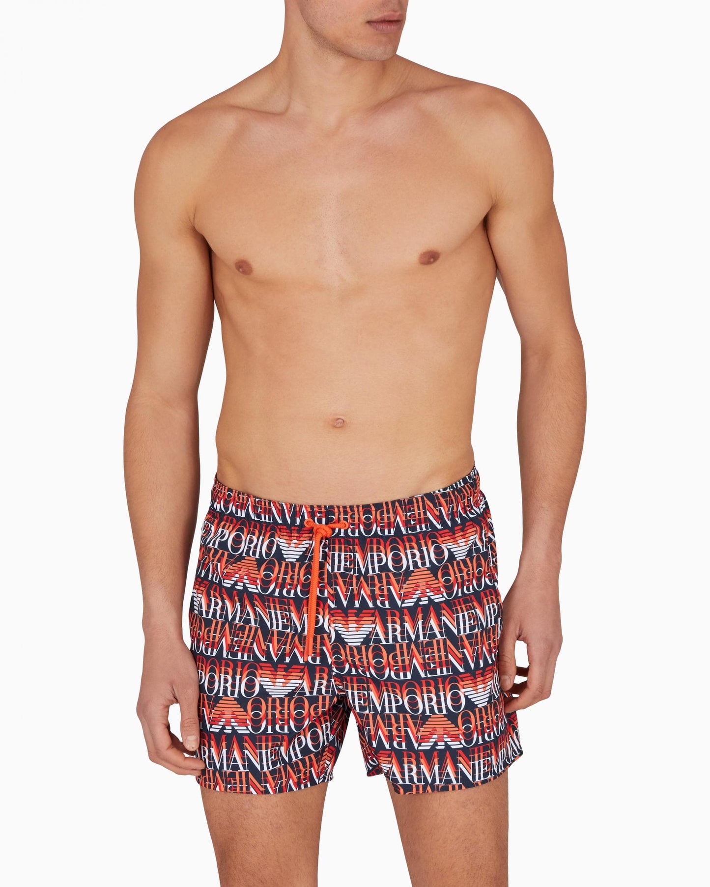 Emporio Armani Emporio Armani Large Logo Beach Shorts