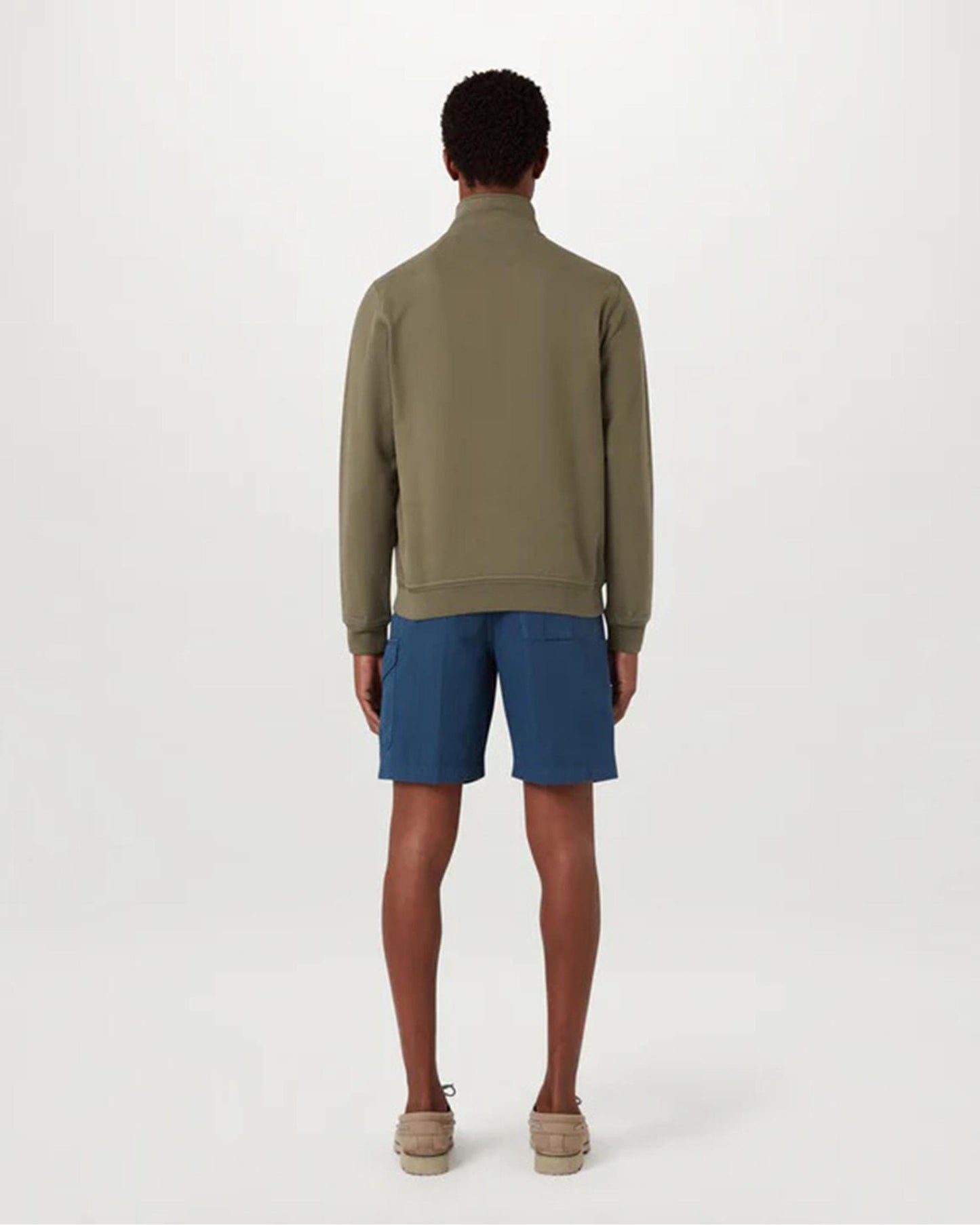 Belstaff Quarter Zip Sweatshirt - Surplus Green
