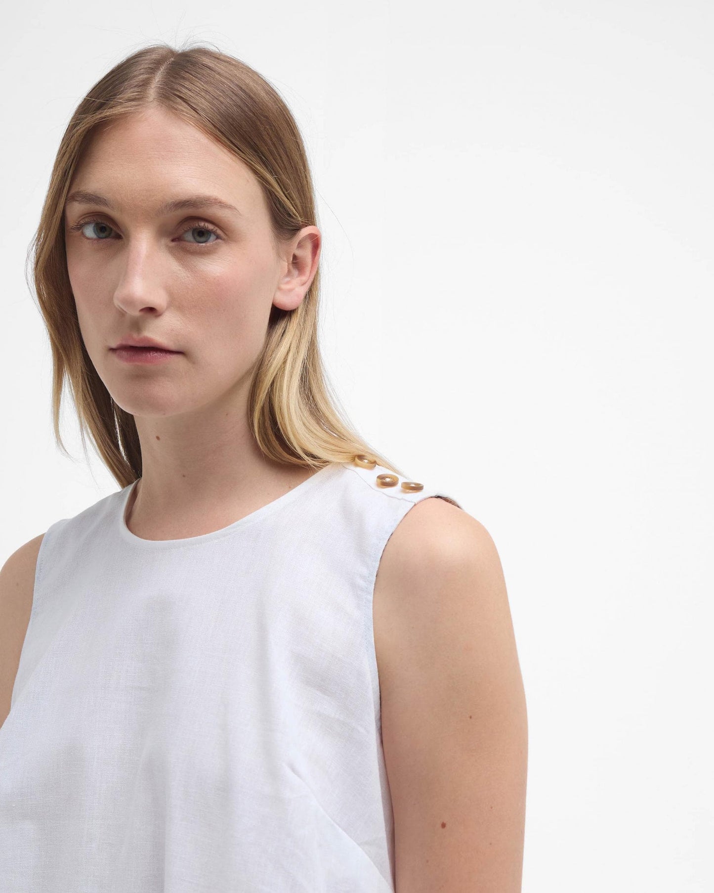 Barbour Lucy Womens Mini Dress - White