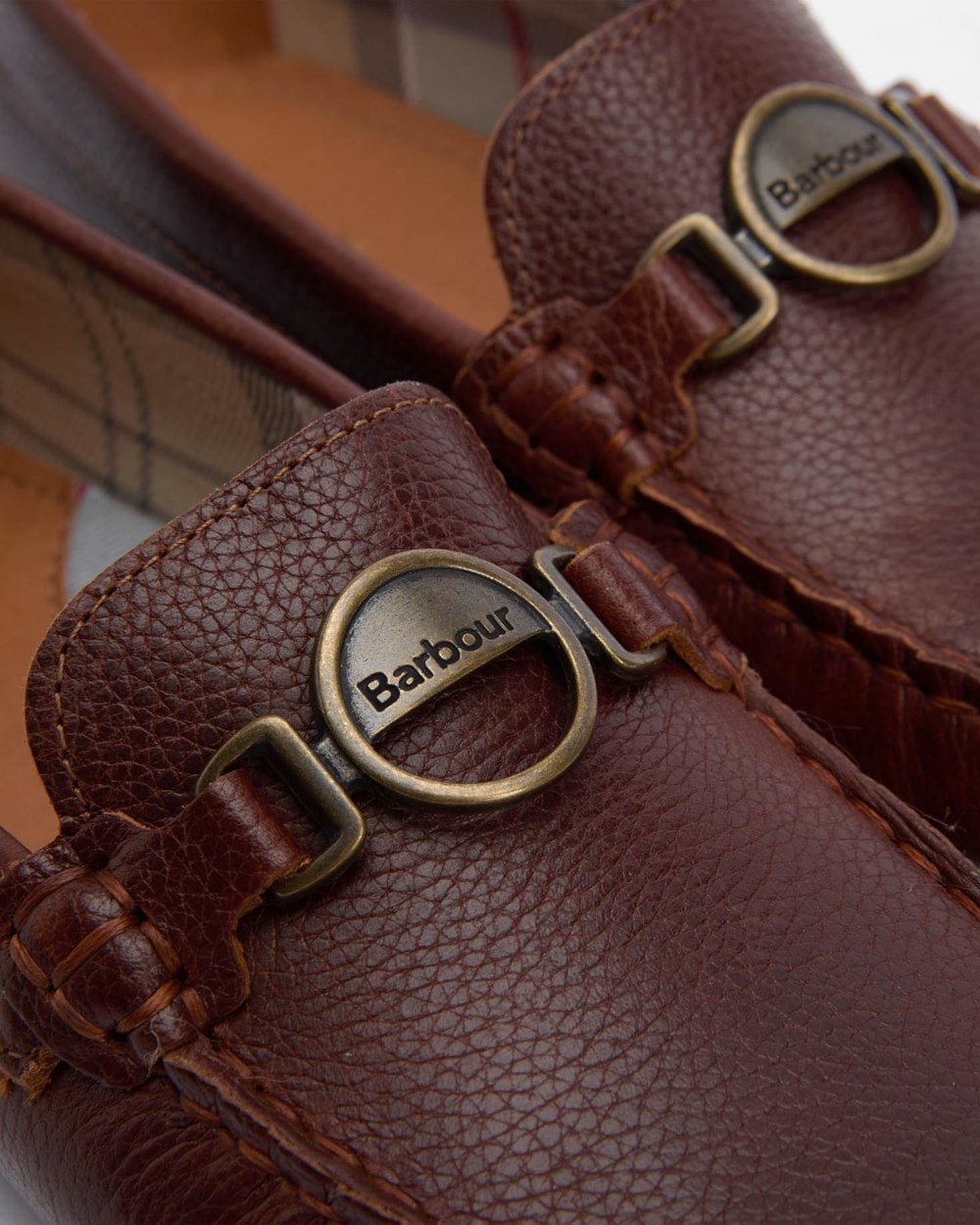 Barbour Laire Womens Driving Shoes - Cognac Leather