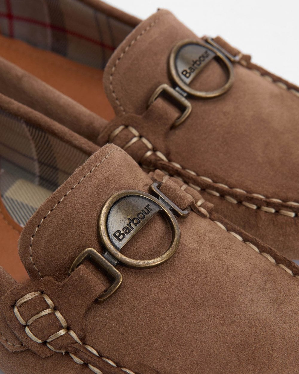 Barbour Laire Womens Driving Shoes - Light Trench Suede