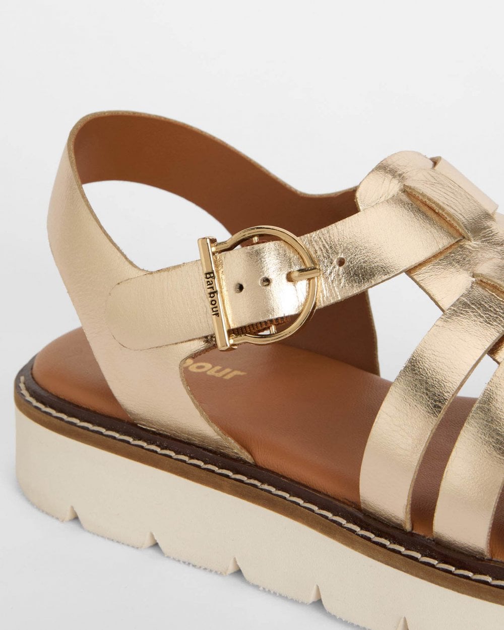 Barbour Otterburn Womens Sandals - Gold