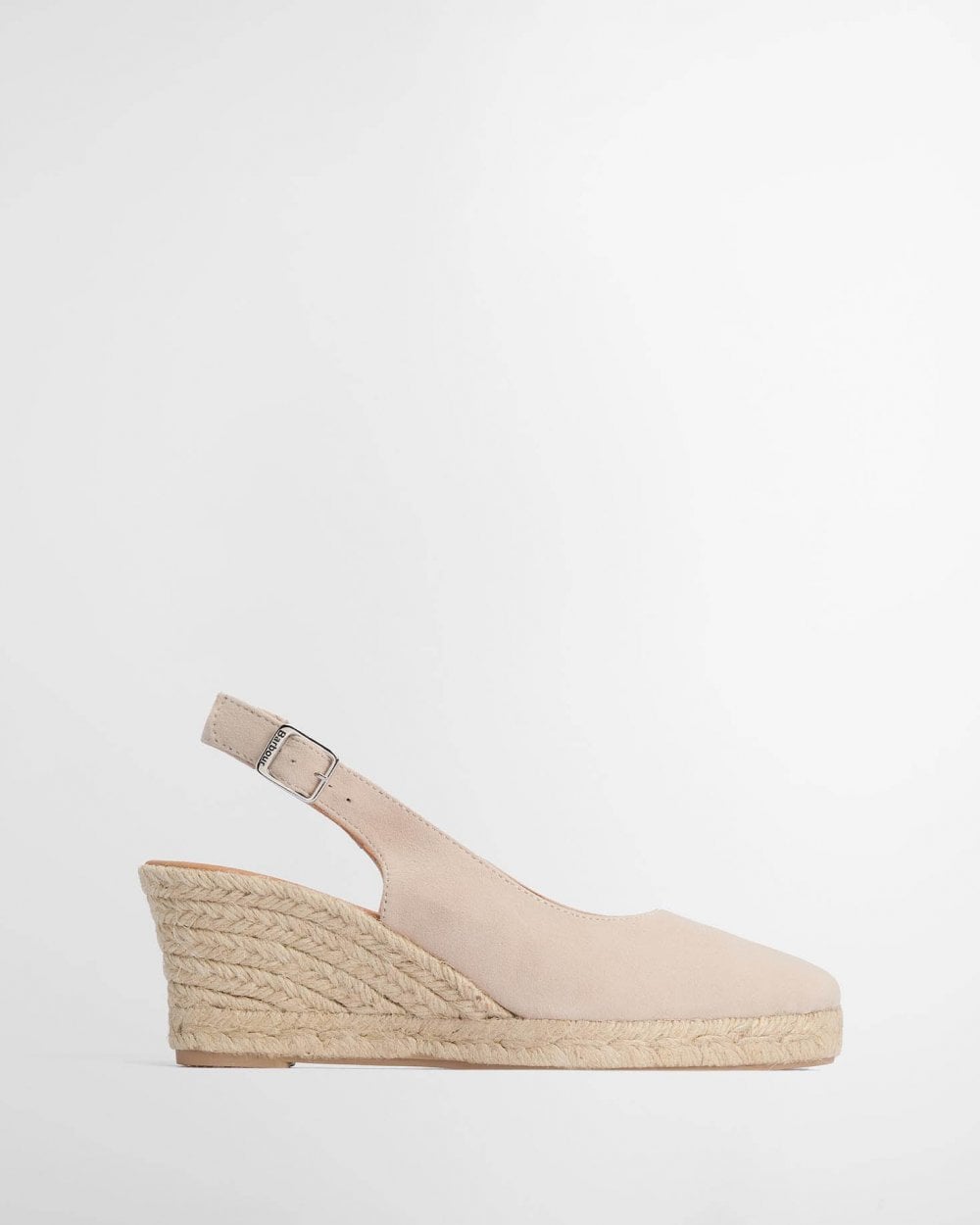 Barbour Hazel Womens Suede Espadrilles - Salt