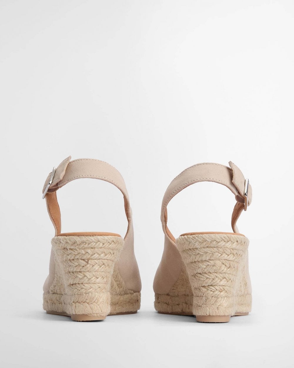 Barbour Hazel Womens Suede Espadrilles - Salt
