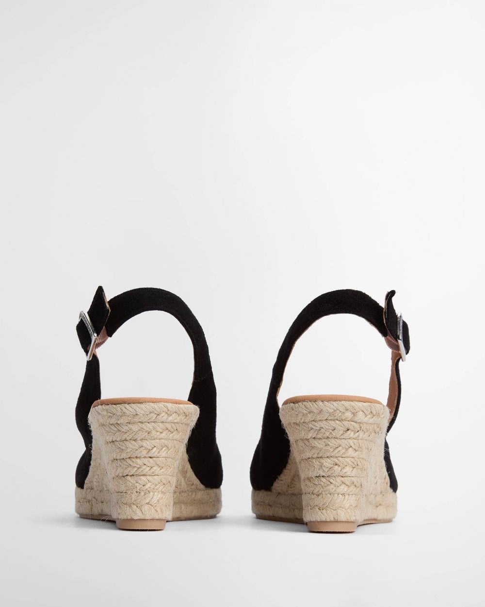 Barbour Hazel Womens Suede Espadrilles - Black