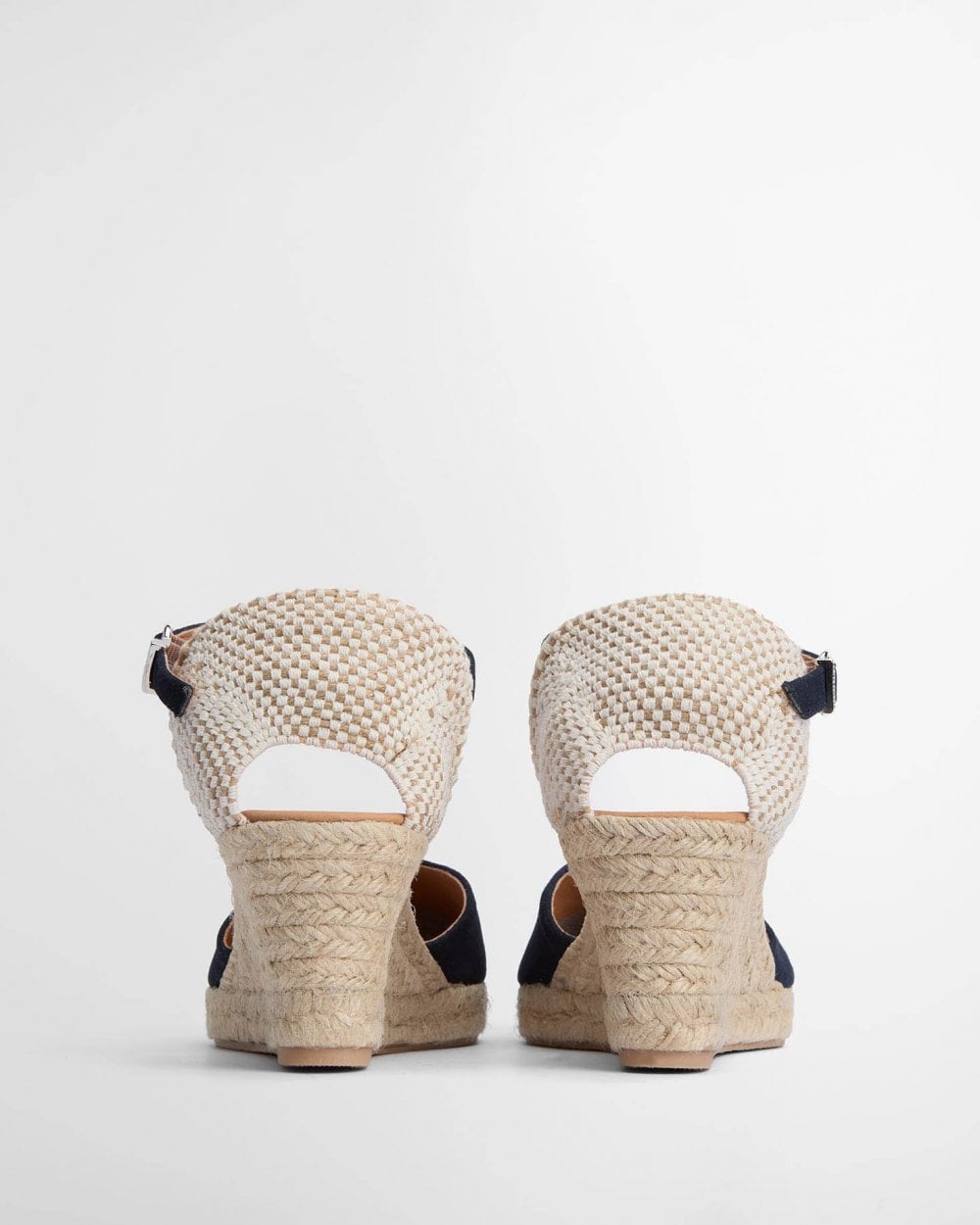 Barbour Elder Womens Suede Espadrilles - Navy