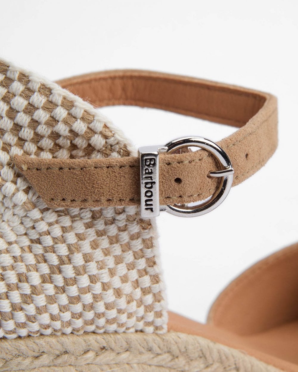 Barbour Elder Womens Suede Espadrilles - Tan