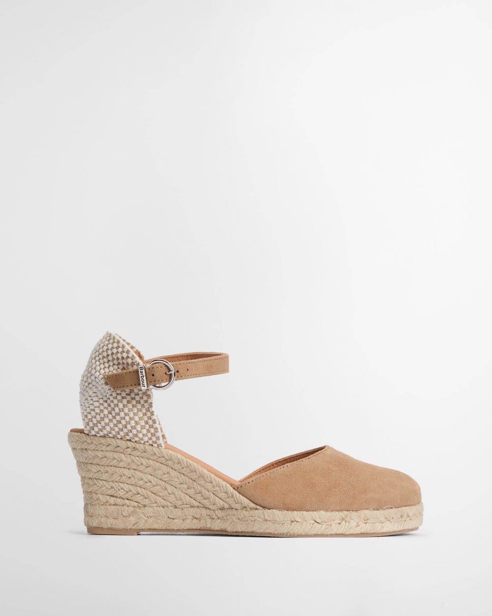 Barbour Elder Womens Suede Espadrilles - Tan