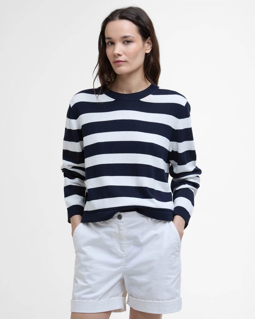 Barbour Bronya Womens Jumper - Navy