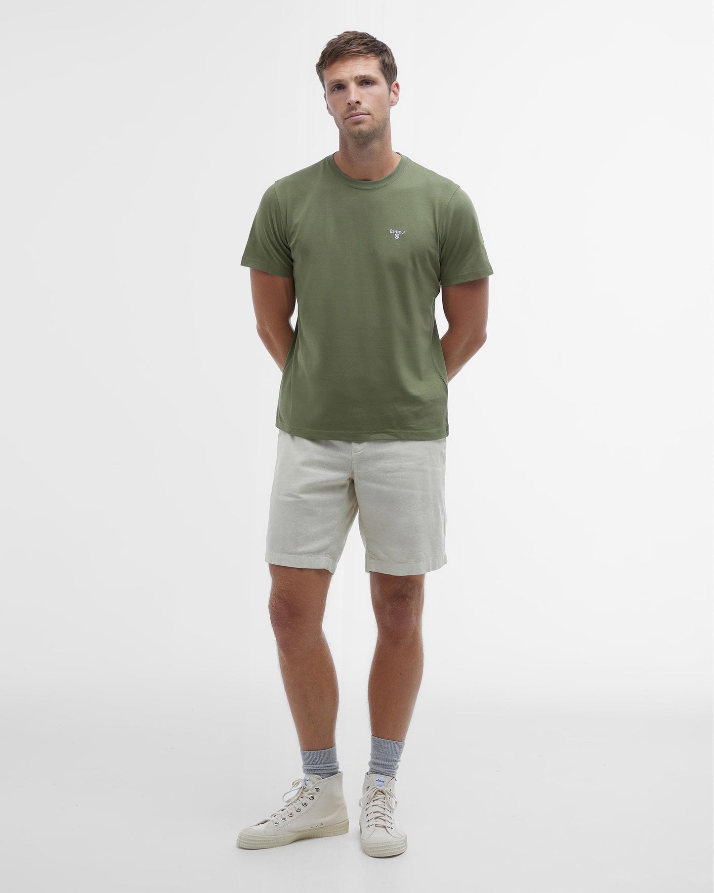Barbour Sports Mens T-Shirt - Burnt Olive