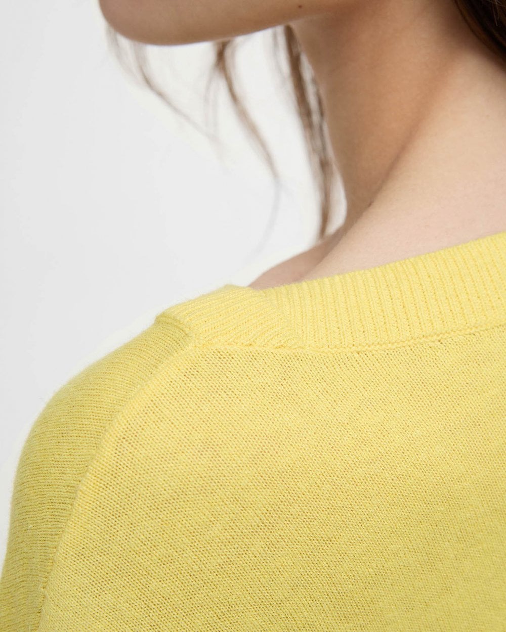 Barbour Lucy Womens Jumper - Sunray Yellow