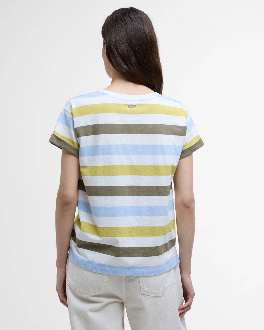 Barbour Lyndale Womens Top - Limeade Stripe
