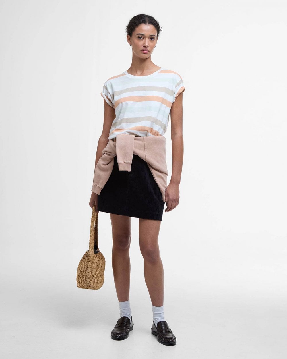 Barbour Lyndale Womens Top - Toast Stripe