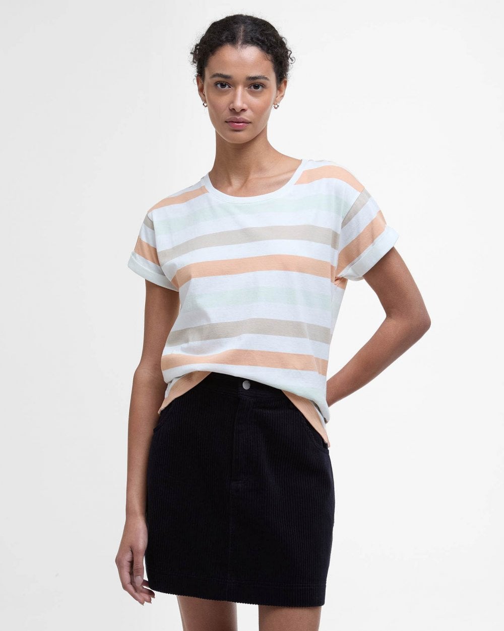 Barbour Lyndale Womens Top - Toast Stripe