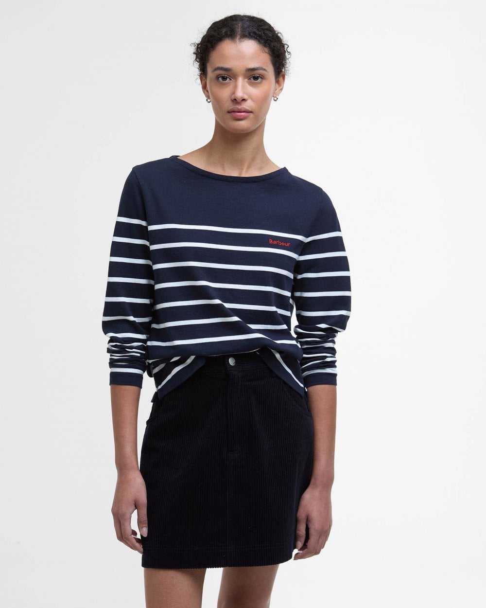 Barbour Bradley Womens Long Sleeve Striped Top