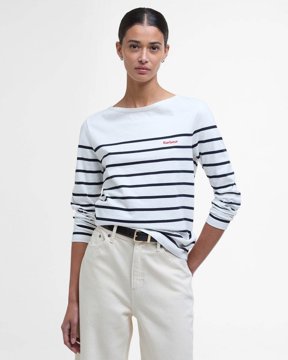 Barbour Bradley Womens Long Sleeve Striped Top