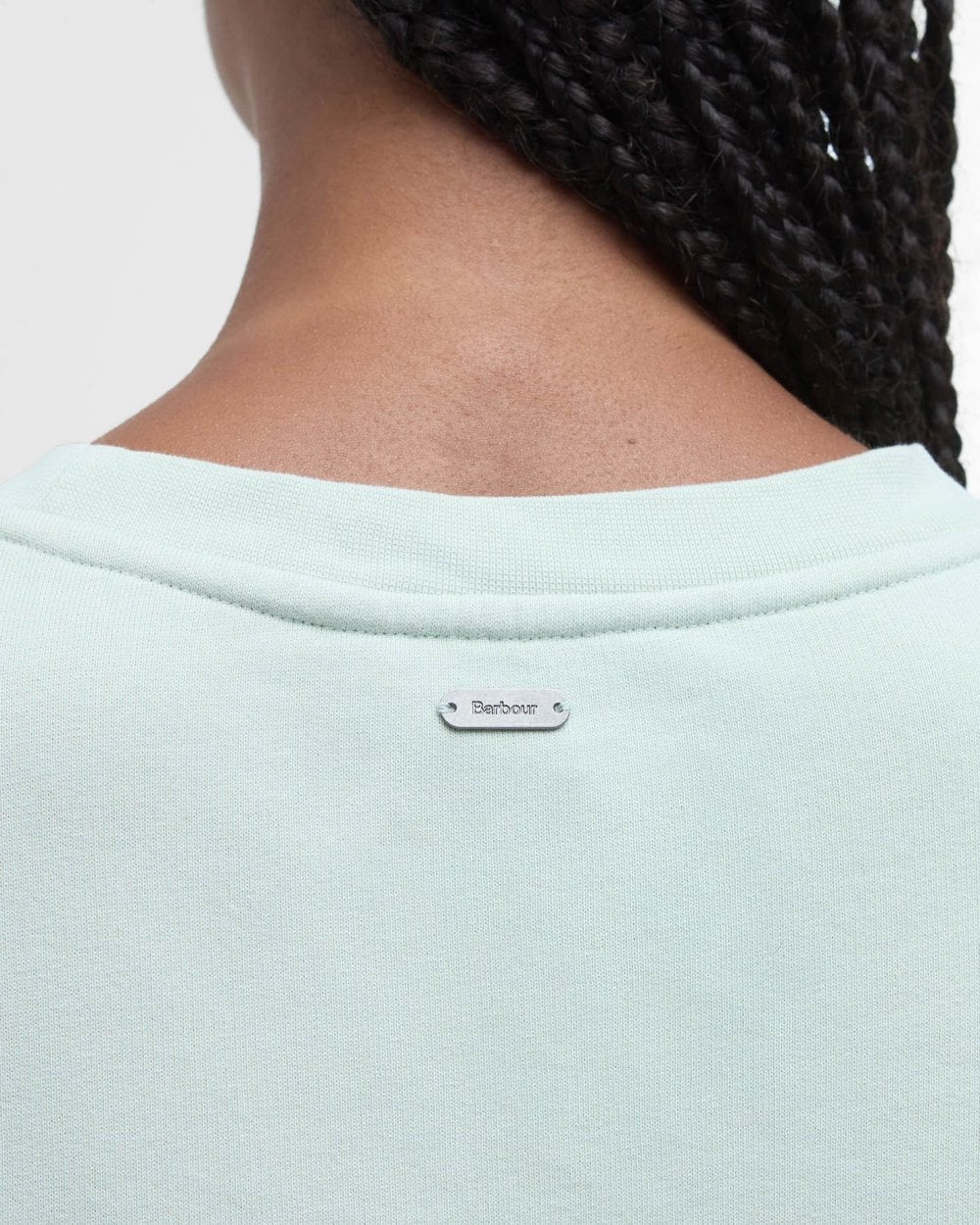 Barbour Northumberland Womens Drop Shoulder Sweatshirt - Pale Aqua