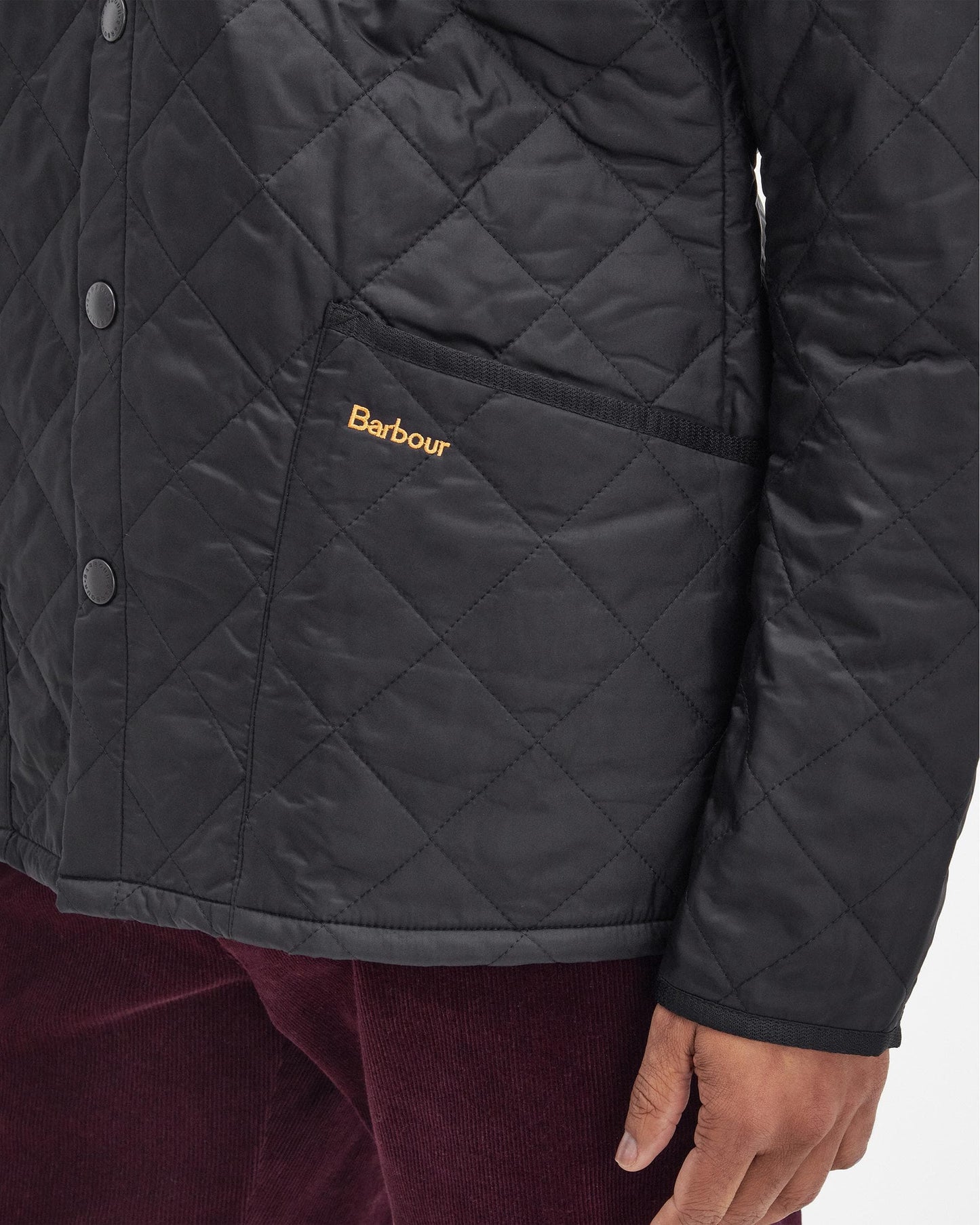 Barbour Heritage Liddesdale Quilted Mens Jacket - Black