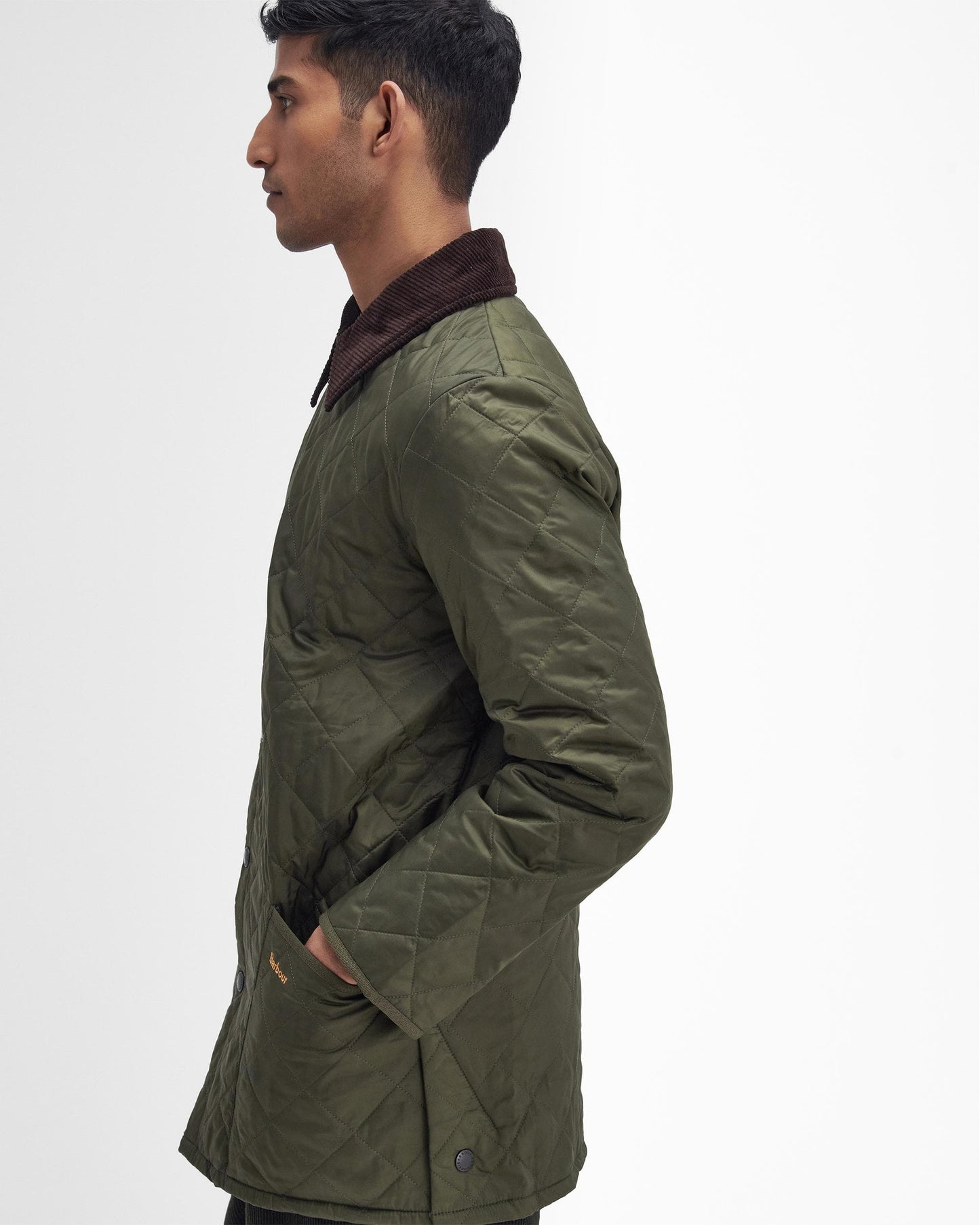 Barbour Heritage Liddesdale Quilted Mens Jacket - Olive