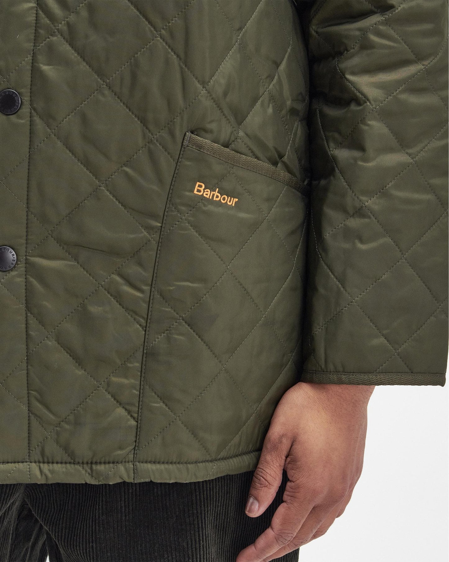 Barbour Heritage Liddesdale Quilted Mens Jacket - Olive