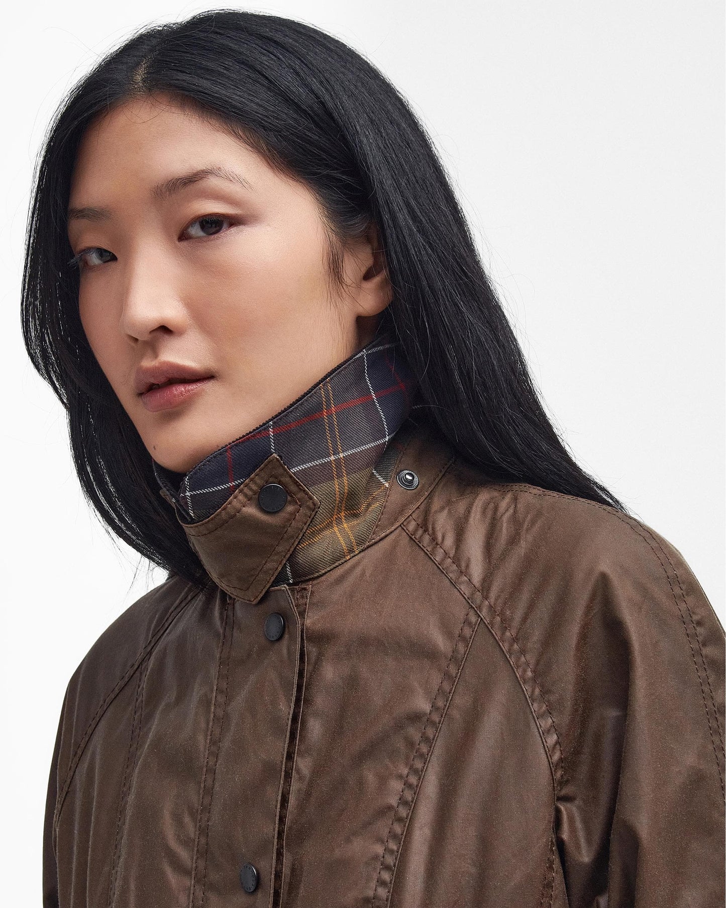 Barbour Beadnell Womens Wax Jacket - Bark