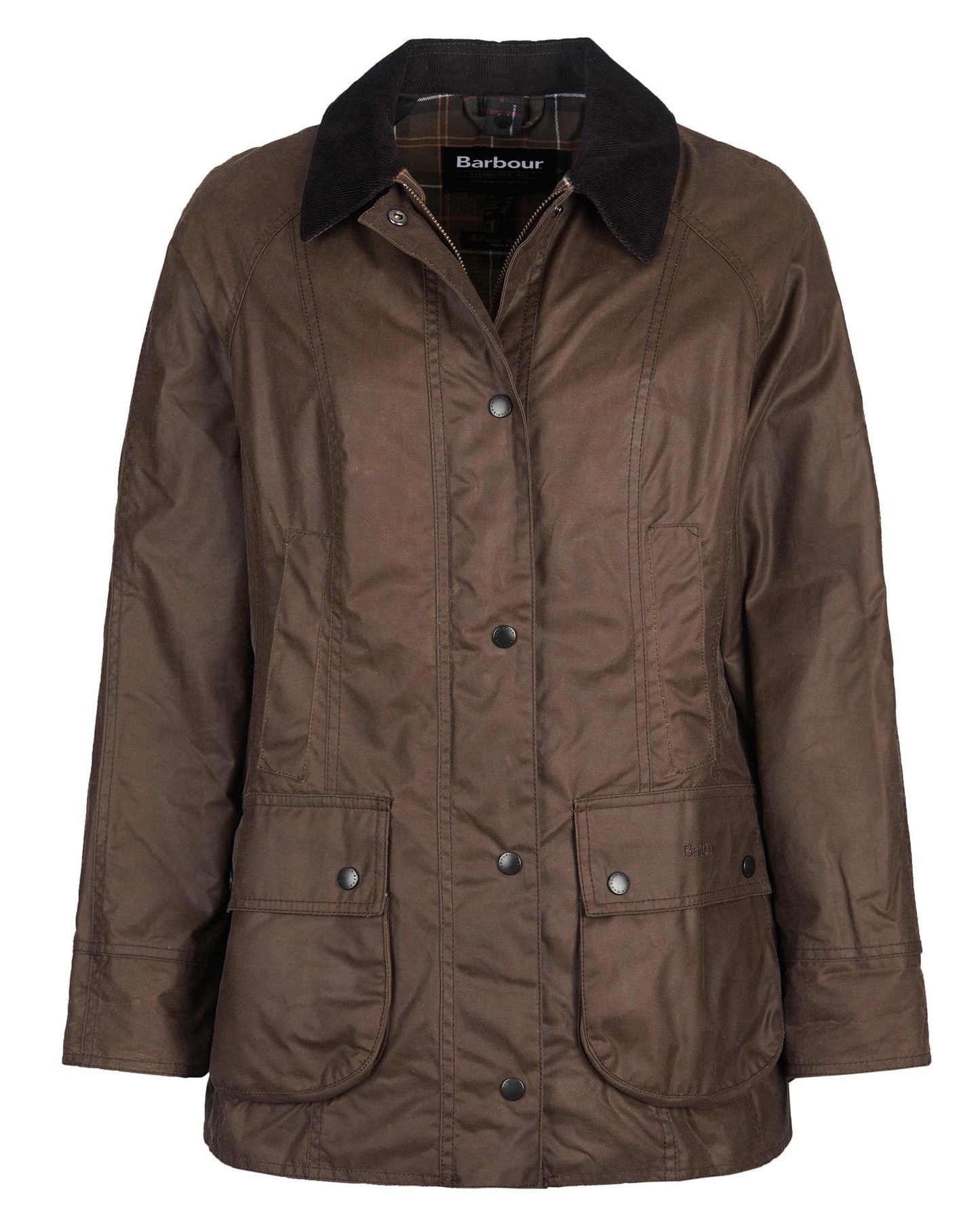 Barbour Beadnell Womens Wax Jacket - Bark