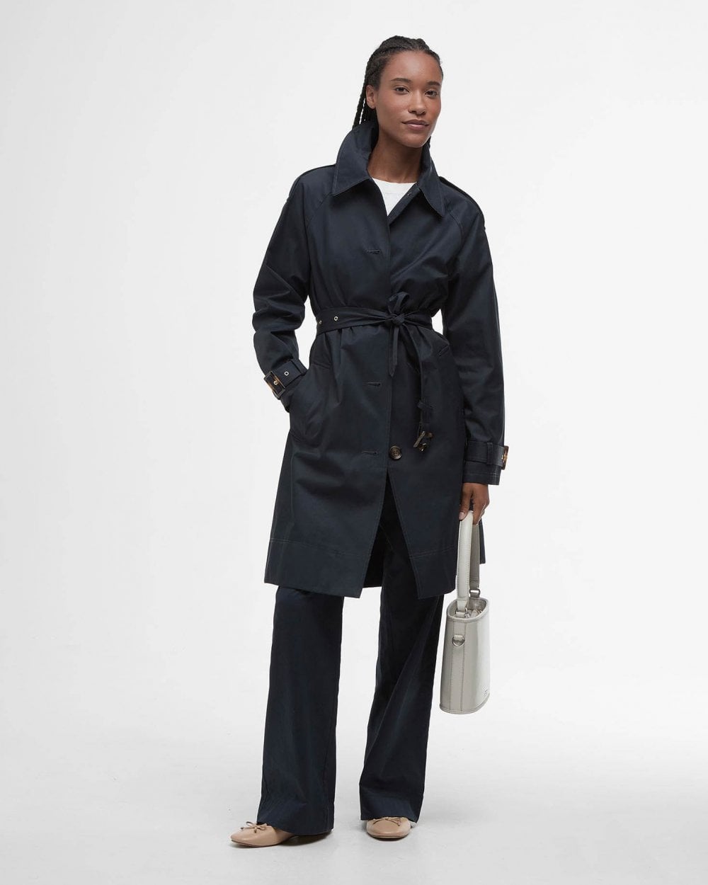 Barbour Maia Womens Showerproof Jacket - Dark Navy/Rosemary Tartan