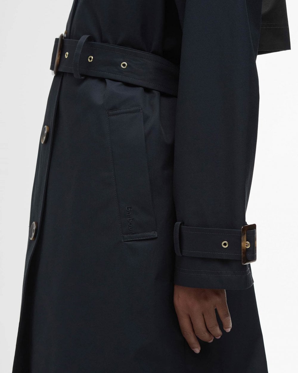 Barbour Maia Womens Showerproof Jacket - Dark Navy/Rosemary Tartan