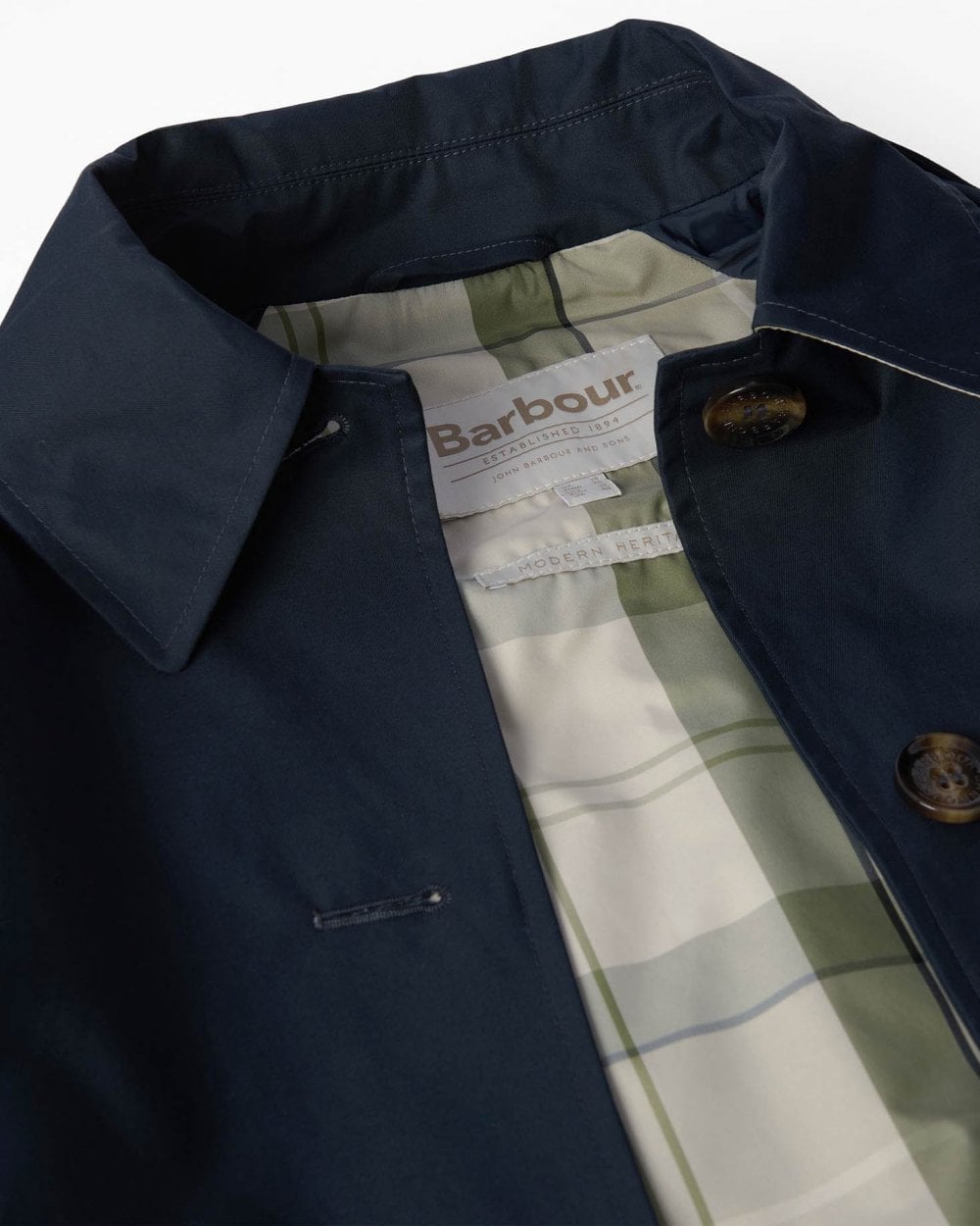 Barbour Maia Womens Showerproof Jacket - Dark Navy/Rosemary Tartan