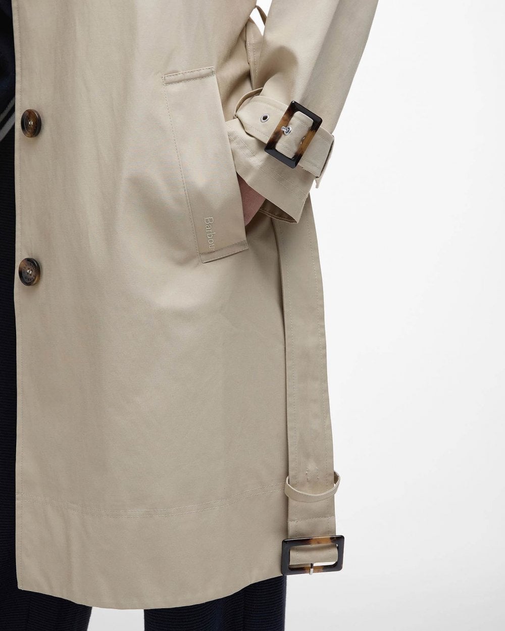 Barbour Maia Womens Showerproof Jacket - Light Sand/Rosemary Tartan