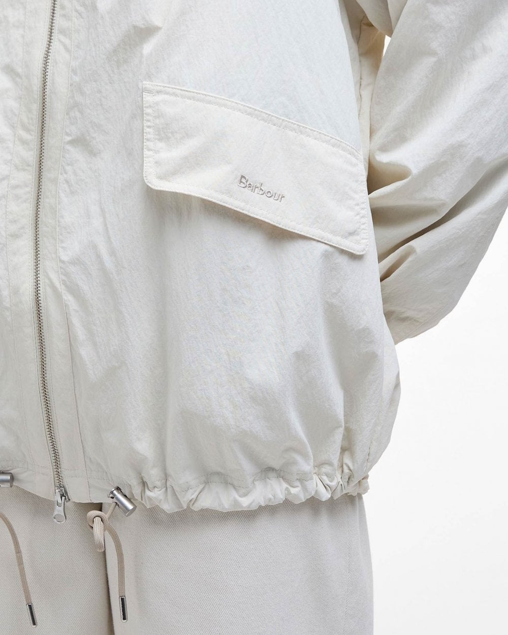 Barbour Suri Womens Showerproof Jacket - Light Sand/Safari Dress Tartan