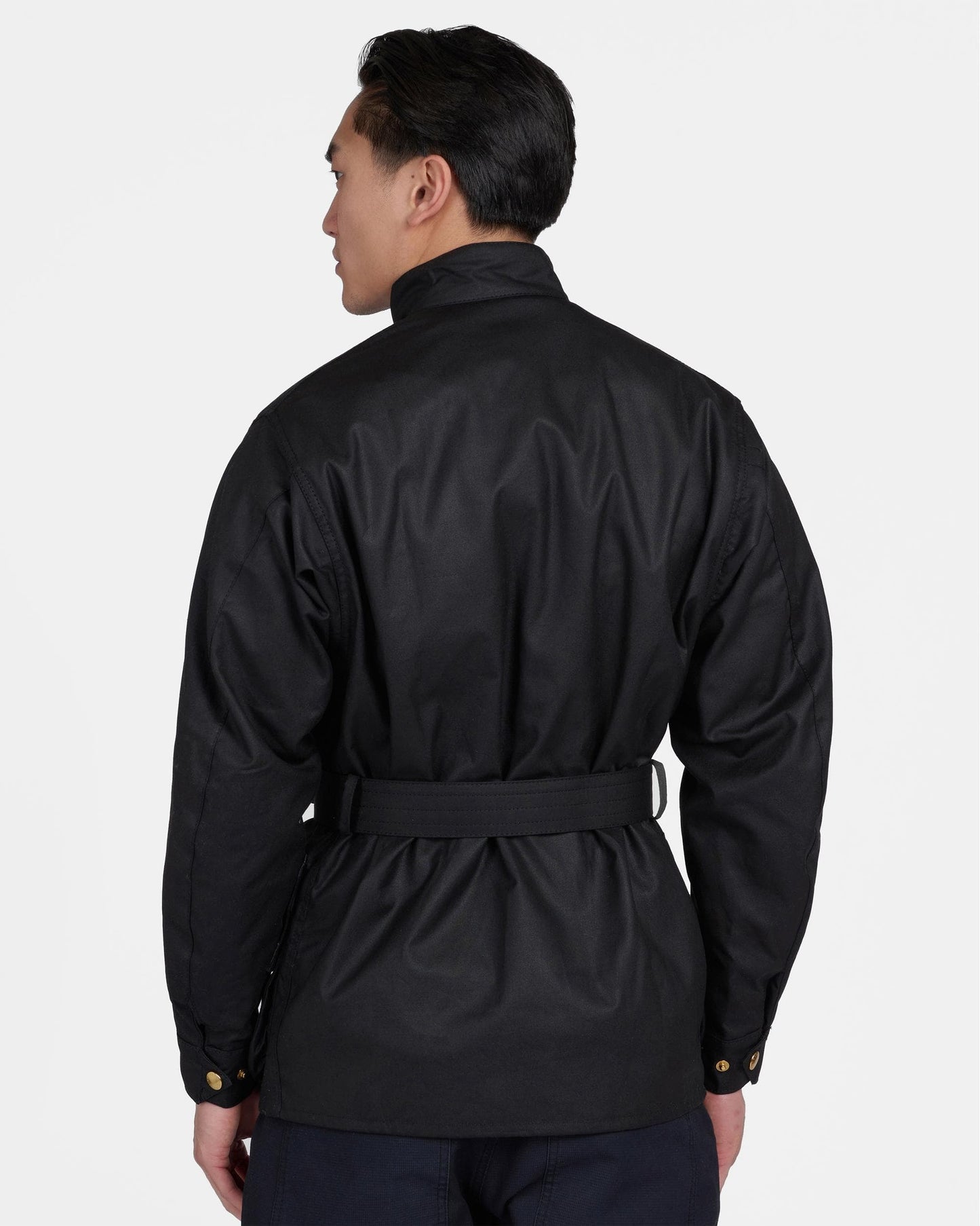 Barbour International Mens Original Wax Jacket - Black